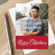 Load image into Gallery viewer, Personalized Christmas Card Custom Your Photo Image Upload Your Text Greeting Card, Christmas Holiday