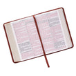 Load image into Gallery viewer, Personalized Custom Text Your Name KJV Holy Bible COMPACT LuxLeather Brown King James Version