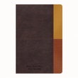 Load image into Gallery viewer, Personalized Custom Text Your Name Rainbow Study Bible RVR 1960 Cocoa/Terracotta LeatherTouch (Spanish Edition)