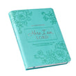 Load image into Gallery viewer, Here I Am, LORD Teal Faux Leather Devotional