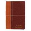 Load image into Gallery viewer, Personalized NIV Life Application Study Bible Third Edition Brown Leathersoft Red Letter Edition