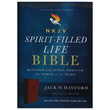 Load image into Gallery viewer, Personalized Custom Text Your Name NKJV Spirit-Filled Life Bible Third Edition Red Letter Edition Comfort Print Leathersoft Burgundy