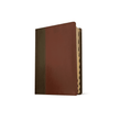 Load image into Gallery viewer, Personalized Custom Text Your Name NKJV Life Application Study Bible Third Edition Large Print Red Letter LeatherLike Brown/Mahogany Indexed