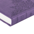 Load image into Gallery viewer, Personalized Custom Text Your Name ESV Value COMPACT Bible TruTone Lavender Filigree Design
