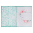 Load image into Gallery viewer, Here I Am, LORD Teal Faux Leather Devotional