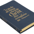 Load image into Gallery viewer, Personalized Trust in The Lord Navy Faux Leather Classic Journal Isaiah 26:4