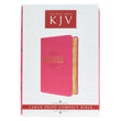 Load image into Gallery viewer, Personalized KJV Bible COMPACT LuxLeather Pink