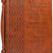 Load image into Gallery viewer, Jeremiah 29:11 Faux Leather Two-Tone Personalized Bible Cover for Women