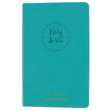 Load image into Gallery viewer, Personalized Custom Text Your Name NIV Value Thinline Bible Leathersoft Turquoise New International Version