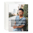Load image into Gallery viewer, Personalized Greeting Card Custom Your Photo Image Upload Your Text Greeting Card For All Occasions, Christmas, Holiday, Wedding, Birthday, Thank You Card