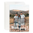 Load image into Gallery viewer, Personalized Christian Thanksgiving Card Custom Your Photo Image Upload Your Text Greeting Card
