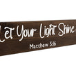 Load image into Gallery viewer, Matthew 5:16 Let Your Light Shine Wood Decor