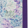 Load image into Gallery viewer, Personalized Journal Everything Beautiful Purple Faux Leather with Zipped Closure - Ecclesiastes 3:11