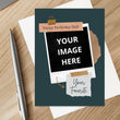 Load image into Gallery viewer, Christian Dad Personalized Birthday Card for Dad Personalized Card Christian Birthday Card, Personal Christian Gift for Father, His Birthday