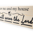 Load image into Gallery viewer, Joshua 24:15 As For Me And My House Wood Decor