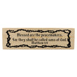 Load image into Gallery viewer, Matthew 5:9 Blessed Are The Peacemakers Wood Decor