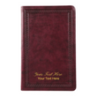 Load image into Gallery viewer, Personalized Custom Text Your Name ESV Premium Gift Bible TruTone Mahogany Border Design