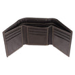 Load image into Gallery viewer, Best Dad Brown and Tan Genuine Leather Trifold Wallet