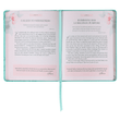 Load image into Gallery viewer, Personalized Custom Text Your Name Here I Am, Lord Devotional Teal Faux Leather
