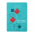 Load image into Gallery viewer, Personalized KJV Turquoise Faux Leather COMPACT Bible