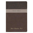 Load image into Gallery viewer, Personalized Custom Text Your Name KJV Large Print Wide Margin Bible Flexisoft Brown/Tan
