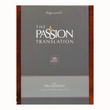 Load image into Gallery viewer, Personalized Custom Text Your Name The Passion Translation New Testament (2020 Edition) Large Print Violet Faux Leather