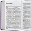 Load image into Gallery viewer, Personalized KJV Large Print Personal Size Reference Bible Purple Leathertouch Red Letter