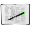 Load image into Gallery viewer, Personalized Custom Text Your Name ESV Value COMPACT Bible TruTone Lavender Filigree Design