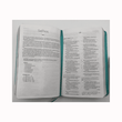 Load image into Gallery viewer, Personalized Custom Text Your Name Biblia Compacta Letra Gde. RVR 1960 Piel Imit. Aqua (RVR 1960 LGE.Print Compact Bible Leathertouch Teal)