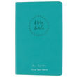 Load image into Gallery viewer, Personalized Custom Text Your Name NIV Value Thinline Bible Leathersoft Turquoise New International Version