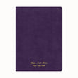 Load image into Gallery viewer, Personalized Custom Text Your Name KJV Holman Study Bible Plum LeatherTouch (Indexed)