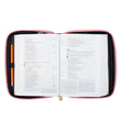 Load image into Gallery viewer, Blessed Faux Leather Pink Personalized Bible Cover for Women