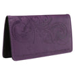 Load image into Gallery viewer, I Can Do Everything Through Him Philippians 4:13 Purple Faux Leather Checkbook Cover