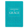 Load image into Gallery viewer, Growing in Grace Teal Faux Leather Daily Devotional - Cheri Fuller & Jennifer Kennedy Dean
