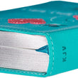 Load image into Gallery viewer, Personalized KJV Turquoise Faux Leather COMPACT Bible