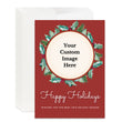 Load image into Gallery viewer, Personalized Holiday Christmas Card Custom Your Photo Image Upload Your Text Greeting Card