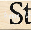 Load image into Gallery viewer, Be Still Wood Decor
