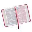 Load image into Gallery viewer, Personalized KJV Bible COMPACT LuxLeather Pink