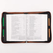 Load image into Gallery viewer, Jeremiah 29:11 Faux Leather Two-Tone Personalized Bible Cover for Women