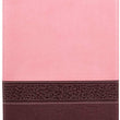 Load image into Gallery viewer, Personalized Custom Text Your Name KJV Large Print Edition Two-Tone Pink/Brown King James Version