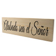 Load image into Gallery viewer, Alabado Sea El Senor Spanish Wood Decor