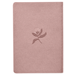 Load image into Gallery viewer, Personalized Journal Custom Text Your Name Sufficient Grace Pearlescent Dusty Rose