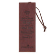 Load image into Gallery viewer, John 3:16 Two-Tone Brown Faux Leather Bookmark