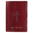Load image into Gallery viewer, Personalized KJV Bible Super Giant Print King Indexed LuxLeather Burgundy