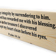 Load image into Gallery viewer, Psalm 18:24 The Lord Has Rewarded Me With His Blessing Wood Decor