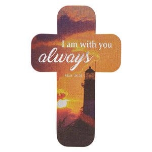 I Am with You Always Matthew 28:20 Cross Bookmark