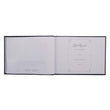 Load image into Gallery viewer, In Loving Memory Navy Faux Leather Guest Book
