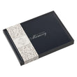 Load image into Gallery viewer, In Loving Memory Navy Faux Leather Guest Book
