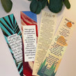Load and play video in Gallery viewer, Spanish Inspirational Bookmark with Encouraging Inspirational Poem (You Are) size 2X8 | Marcador en Español con Alentador Poema (Eres)
