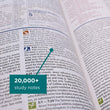 Load image into Gallery viewer, Personalized NIV Study Bible Pink/Brown Leathersoft Red Letter Thumb Indexed
